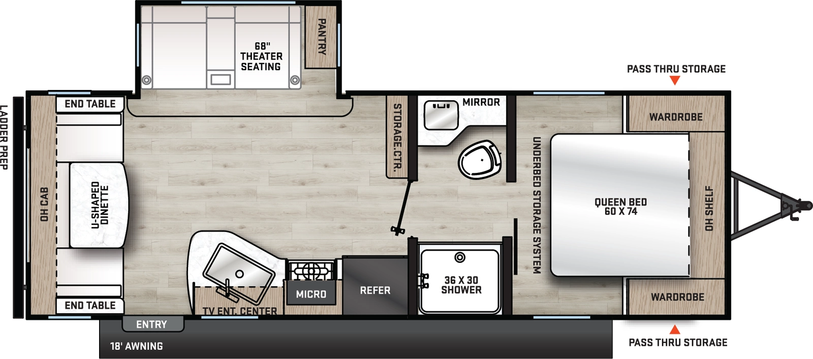 Aurora Light 23MKS Floorplan